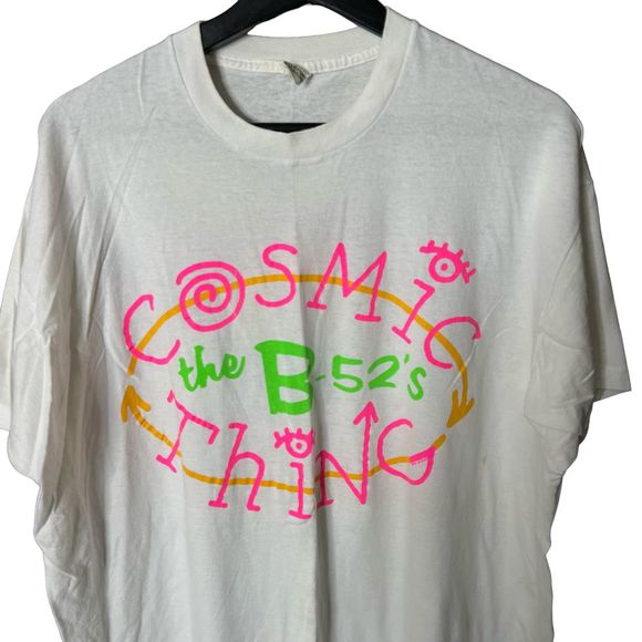 VTG Cosmic Thing the B-52’s Tour T Shirt USA - Picture 2 of 5